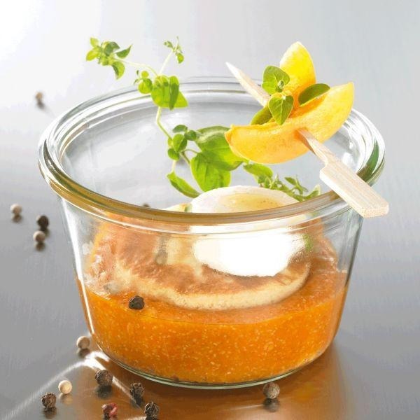 【現貨】德國 Weck 玻璃罐 沙拉罐 食材罐 沾醬罐 370ml Mold Jar 741(附贈密封圈L)-細節圖2