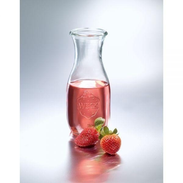 【現貨】德國 Weck 玻璃罐 油醋罐 沾醬罐 果醬 燕麥罐 530ml Juice Jar 764 (附贈密封圈S)-細節圖2