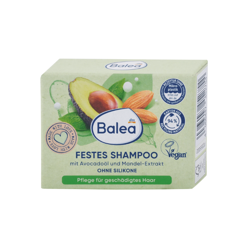 【現貨】德國 DM Balea 洗髮皂 香草 青檸椰子 酪梨杏仁 60g 保濕 溫和清潔-細節圖2