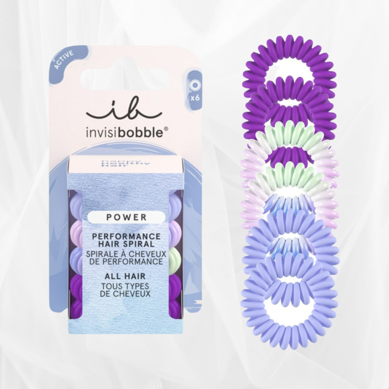 【現貨】Invisibobble 神奇魔髮圈 運動魔法圈-夢幻絢彩紫 髮圈 電話線髮圈 不咬髮 髮飾-細節圖2