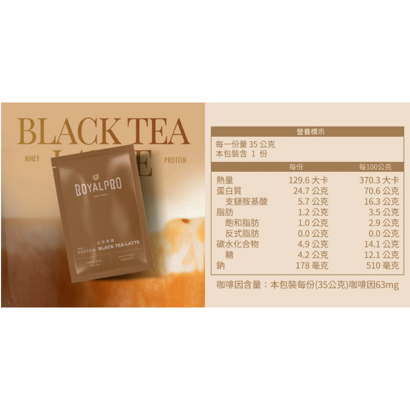 【現貨】ROYAL PRO 皇家乳清 全分離乳清蛋白 35g/單入 6種口味任選 運動 健身 乳清蛋白 附發票-細節圖4