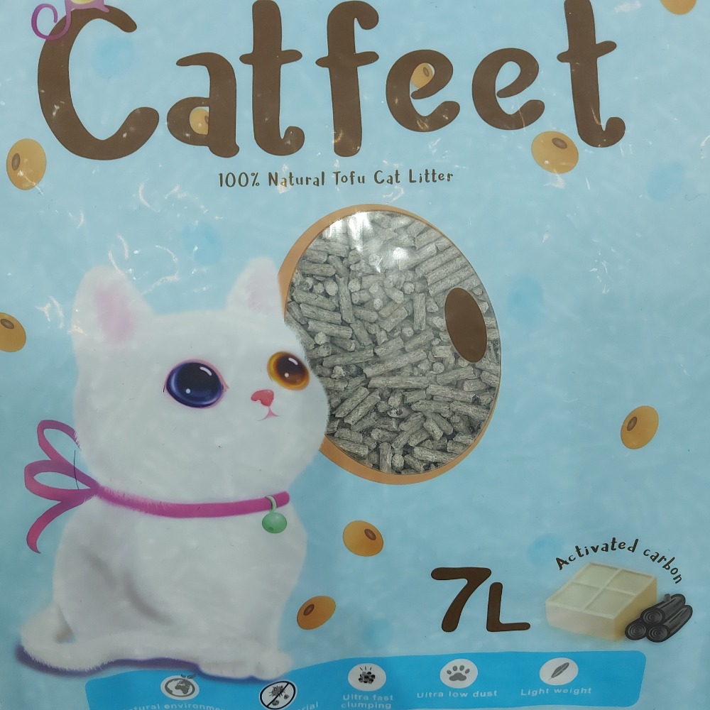 天然豆腐砂 Cat feet 7L 兩包可超取-細節圖2