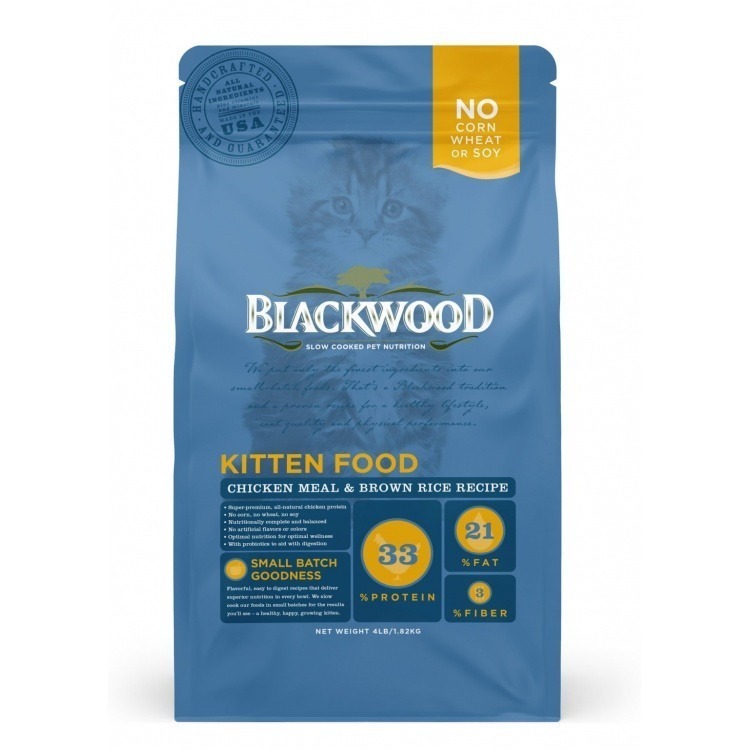 貓糧  blackwood柏萊富 亮毛 低卡 優活 幼貓 特調 4lb/13lb-規格圖9