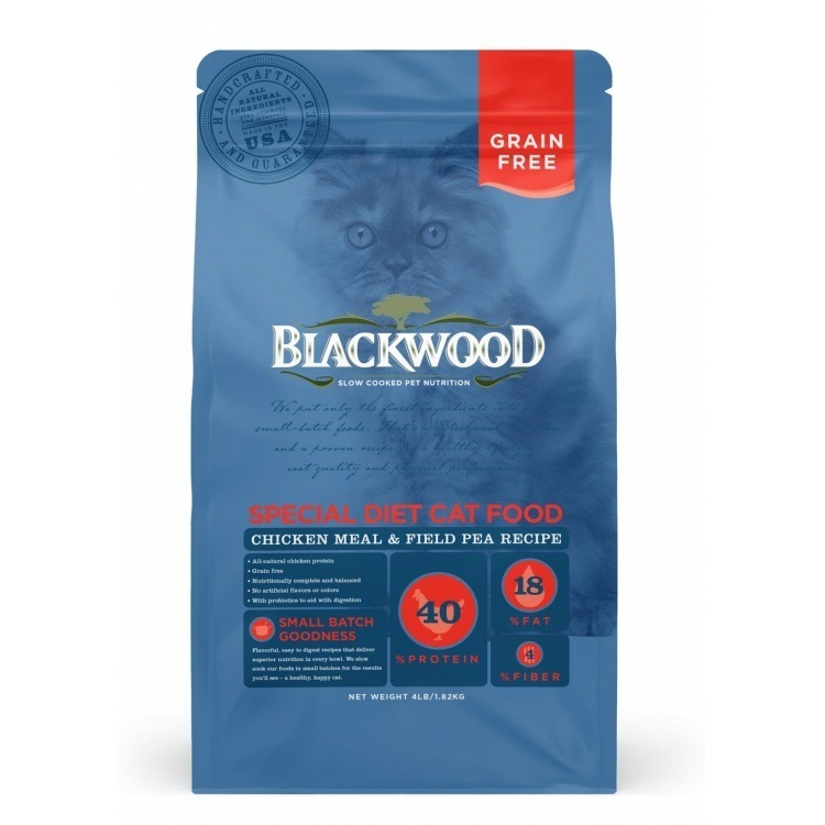 貓糧  blackwood柏萊富 亮毛 低卡 優活 幼貓 特調 4lb/13lb-規格圖9