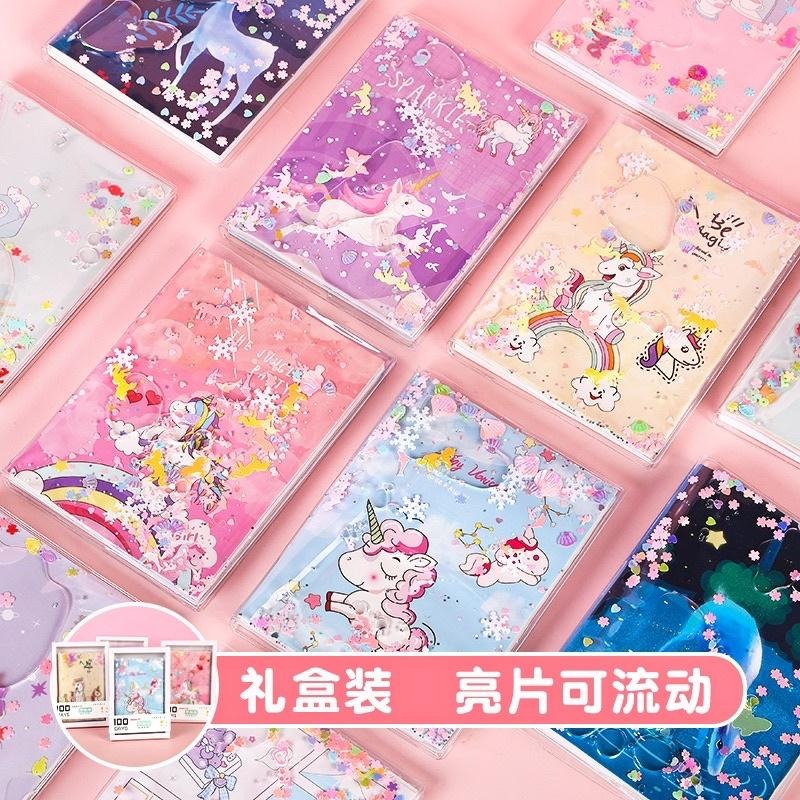 🍀台灣現貨🍀創意手帳本 流沙手帳本 手帳本 筆記本 手帳筆記本 可愛筆記本 日記本 記事本 手帳貼紙本 可愛手帳本 本子-細節圖3