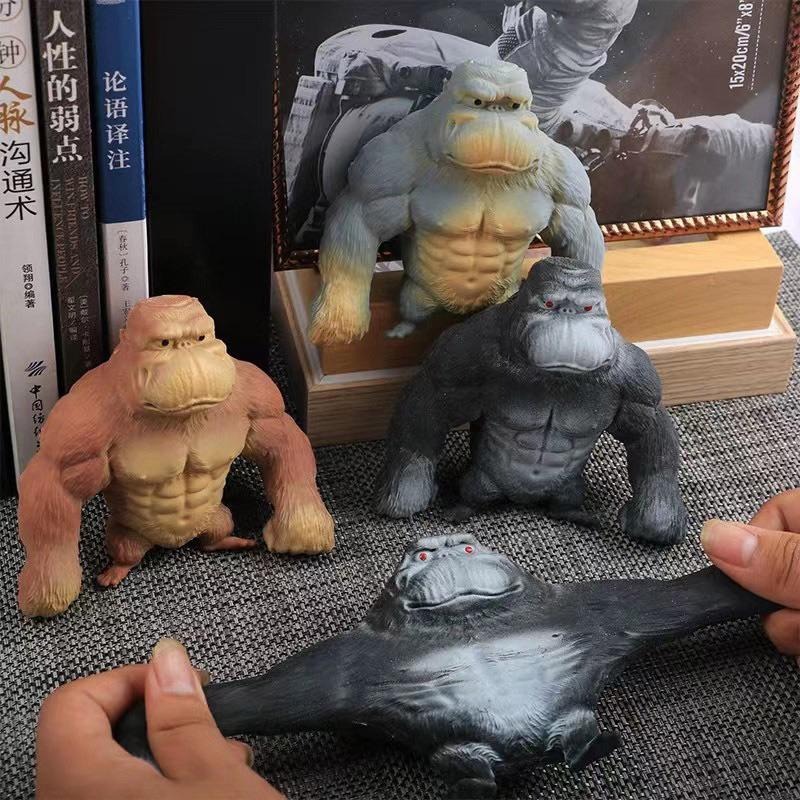 🍀台灣現貨🍀解壓大猩猩 舒壓猩猩 猩猩捏捏樂 大猩猩捏捏 捏捏樂 解壓金剛 發洩玩具 玩具 舒壓捏捏樂 解壓玩具 出氣包-細節圖8