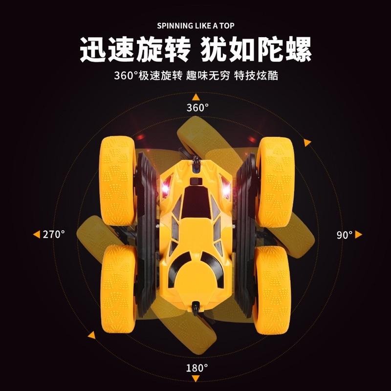 🍀台灣現貨🍀雙面飄移翻滾車 2.4G 充電式 遙控車 翻斗王 雙面行駛 翻滾遙控車 四驅翻滾遙控汽車 玩具車 全地形車-細節圖4