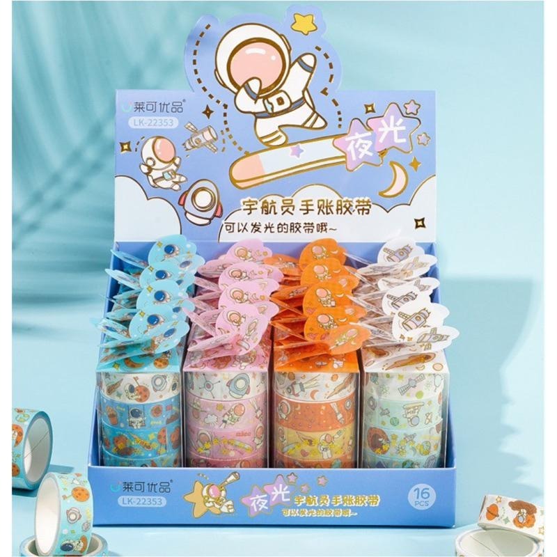 🍀台灣現貨🍀夜光手帳膠帶 夢幻雲朵膠帶 紙膠帶 花邊膠帶 裝飾膠帶 手帳貼紙 和紙膠帶 可愛膠帶 邊框紙膠帶 手帳膠帶-細節圖9