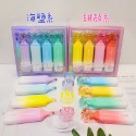 🍀台灣現貨🍀貓爪螢光筆 8色 螢光筆 手帳螢光筆 記號筆 重點筆 畫線筆 重點螢光筆 淡色標記筆 標記筆 塗鴉筆 手帳筆-規格圖9