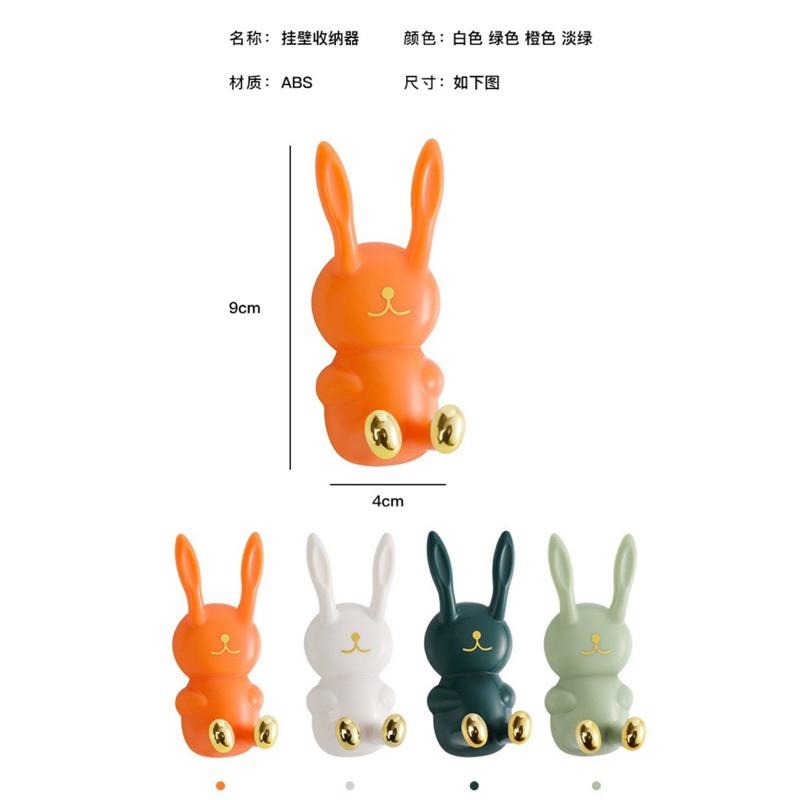🍀台灣現貨🍀兔子收納掛勾 萬用掛勾 牙刷架 漱口杯架 牙刷掛架 無痕掛勾 浴室掛勾 免打孔掛勾 收納掛勾 置物掛勾 掛勾-細節圖9
