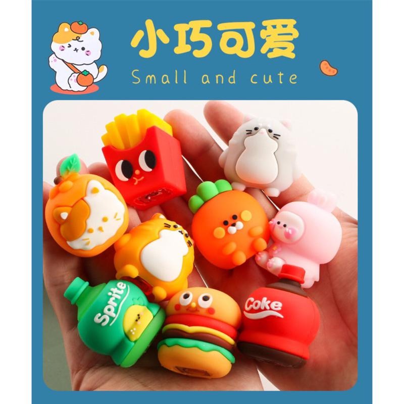 🍀台灣現貨🍀萌物削筆器 造型削鉛筆器 削鉛筆機 卷筆刀 削鉛筆刀 削筆刀 削筆器 可愛削筆器 削筆機 貓爪 太空人 恐龍-細節圖6