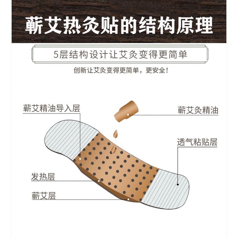 🔥買10送1🔥艾草貼 艾灸貼 熱灸貼 暖宮貼 暖暖貼 熱敷貼 發熱貼 溫灸貼 宮寒貼 肩頸貼 膝蓋貼 頸部熱敷 艾绒熱敷-細節圖5