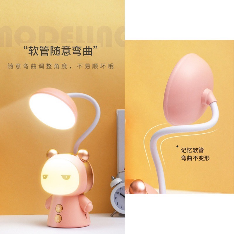 🍀台灣現貨🍀卡通護眼燈 護眼小檯燈 檯燈 小夜燈 護眼燈 床頭燈 讀書燈 閱讀燈 讀書閱讀燈 伴睡燈 夜燈 可愛造型-細節圖6