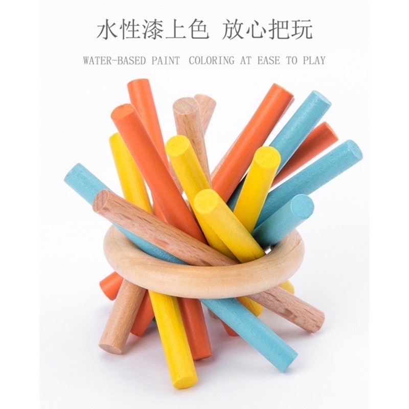 🍀台灣現貨🍀鐵盒玩具🔥升級款 兒童鐵盒玩具 木製玩具 積木玩具 旅行鐵盒玩具 陀螺 骨牌 五子棋 釣魚 魔方 拼圖-細節圖6