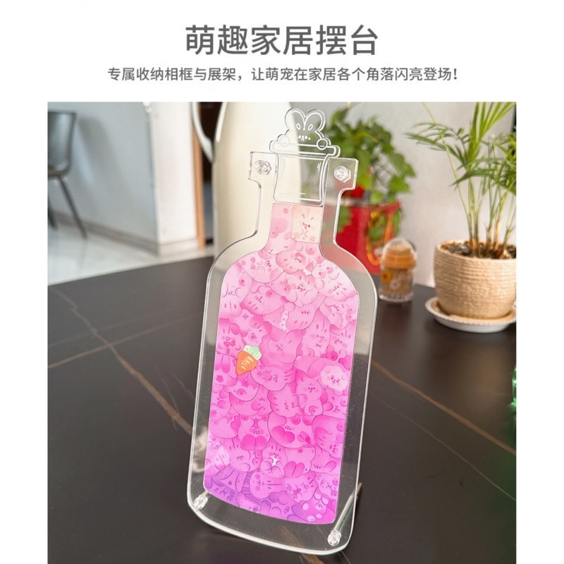 🍀台灣現貨🍀漂流瓶拼圖 壓克力拼圖 創意拼圖 拼圖 瓶子裡的萌寵 萌寵拼圖 手工拼圖 DIY拼圖 可愛擺件 貓咪拼圖-細節圖6