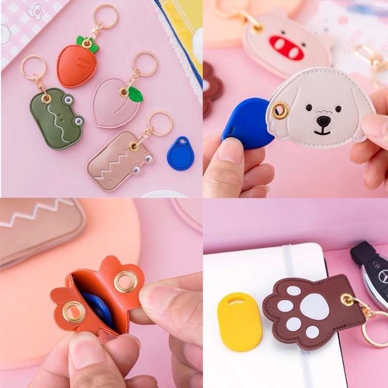 🍀台灣現貨🍀磁扣卡套 磁扣套 柴犬卡套 感應扣套 感應卡套 門禁卡套 磁卡套 磁卡保護套 磁扣套鑰匙圈 卡套 小財柴-細節圖5