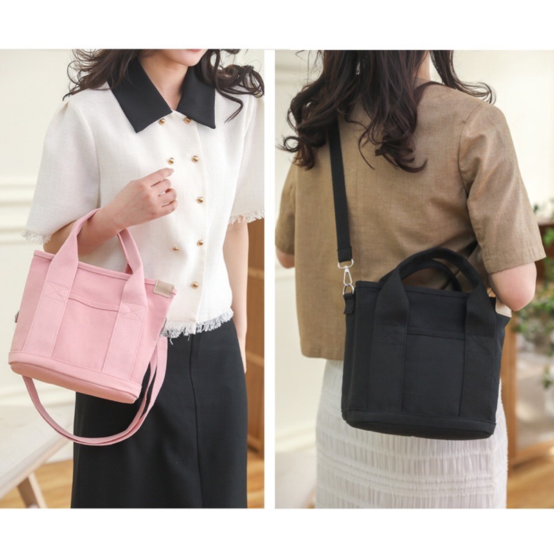 🍀台灣現貨🍀帆布包 帆布手提包 帆布手提袋 千層包 斜背包 側背包 肩背包 帆布袋 帆布包 手提包 手提袋 外出包-細節圖7