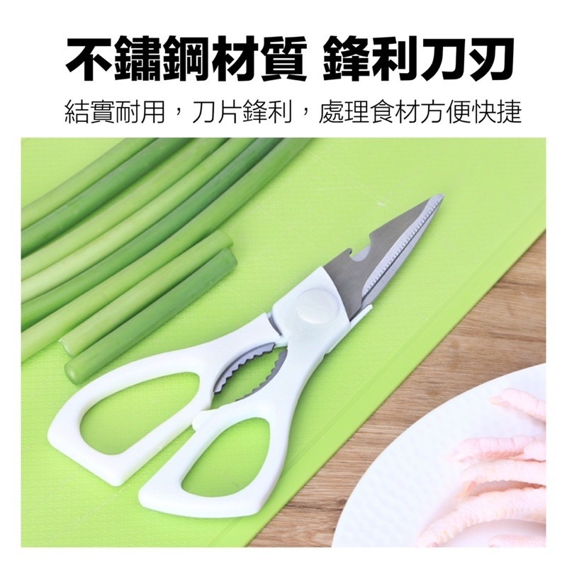 🍀台灣現貨🍀多功能廚房剪刀 不鏽鋼剪刀 料理剪刀 廚房剪刀 萬用剪刀 食物剪刀 去骨刀 肉剪刀 食材剪刀 家用剪刀-細節圖5