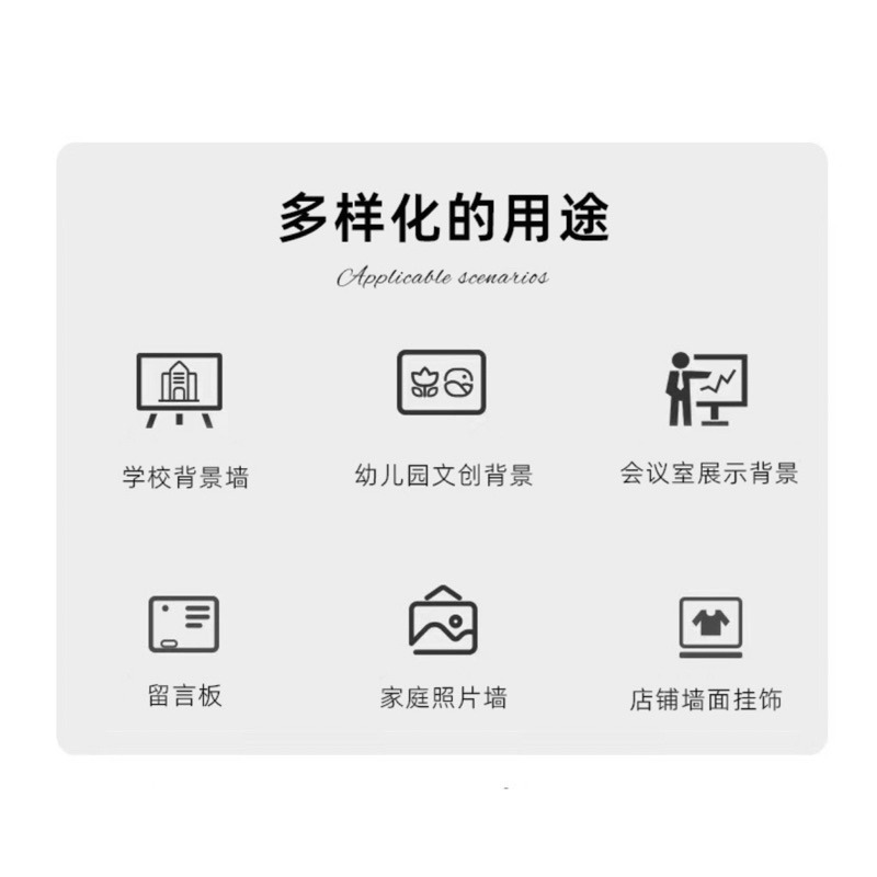 🍀台灣現貨🍀毛氈留言板🔥送圖釘📌留言板 毛氈板 毛氈佈告欄 毛氈照片牆 佈告欄 裝飾板 公布欄 佈置 展示牆 裝-細節圖3