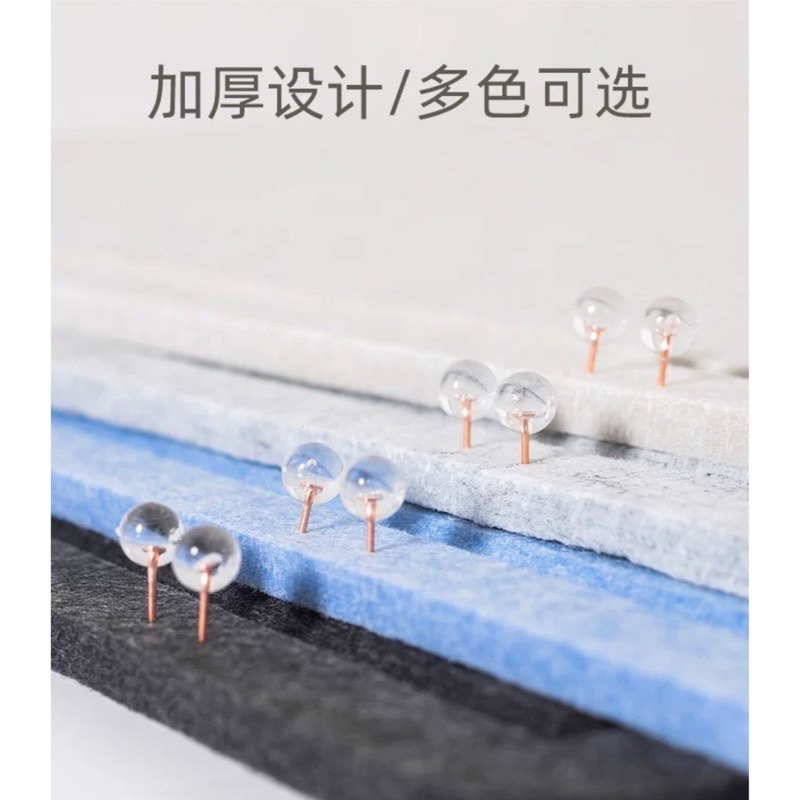 🍀台灣現貨🍀毛氈留言板🔥送圖釘📌留言板 毛氈板 毛氈佈告欄 毛氈照片牆 佈告欄 裝飾板 公布欄 佈置 展示牆 裝-細節圖5