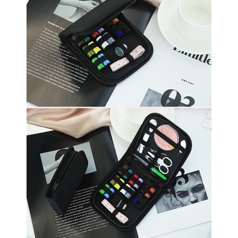 🍀台灣現貨🍀家用便攜針線包 小針線包 便攜針線包 針線盒 針線包 縫紉針線包 縫紉盒 針線收納包 針線組 縫紉工具-細節圖4