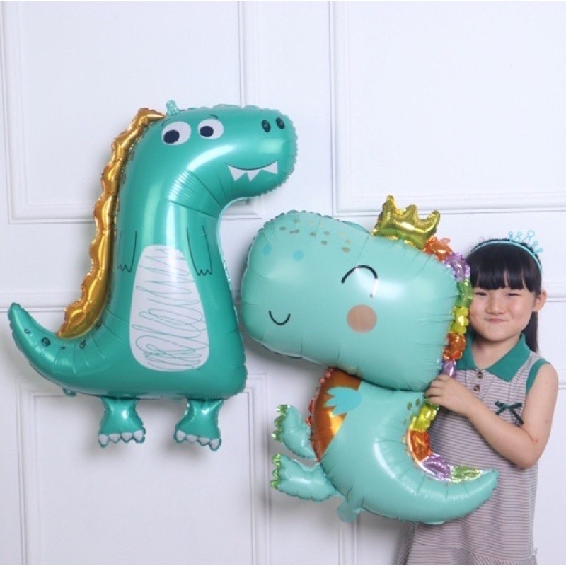 🍀台灣現貨🍀恐龍氣球 恐龍鋁箔氣球 恐龍氣球棒 生日氣球 生日佈置 氣球佈置 卡通恐龍 恐龍主題 派對佈置 造型氣球-細節圖2