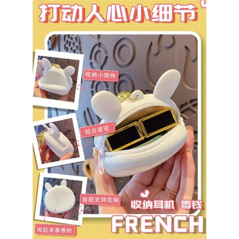 🍀台灣現貨🍀小財柴零錢包 柴犬零錢包 零錢包 柴犬鑰匙圈零錢包 耳機包 小收納包 矽膠包 鑰匙扣包 可愛零錢包 錢包-細節圖5