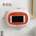 可愛浴室防水手機盒-白色