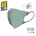 【62】灰綠-超立體口罩（50片/1盒）