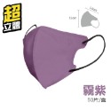 【42】霧紫-超立體口罩（50片/1盒）