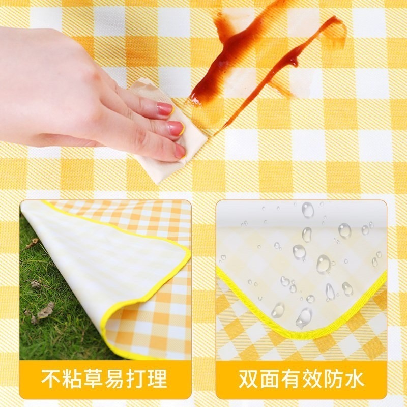 🍀台灣現貨🍀野餐墊 600D牛津布野餐墊 防潮防水墊 草皮墊 露營 睡墊 休閒墊 地墊 爬行墊 遊戲墊 野餐墊 帳篷-細節圖4