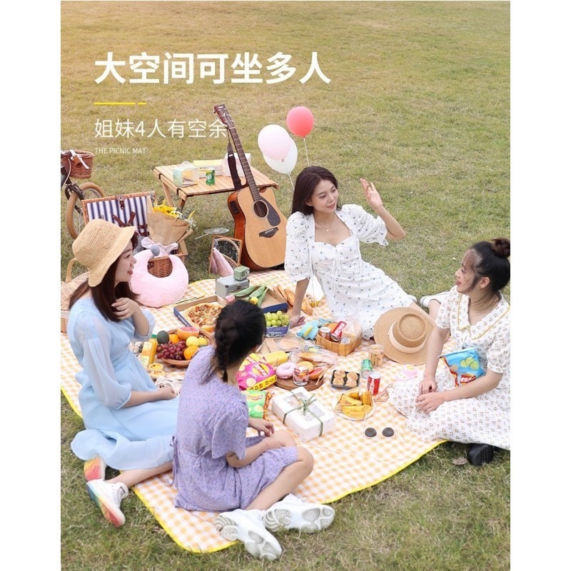 🍀台灣現貨🍀野餐墊 600D牛津布野餐墊 防潮防水墊 草皮墊 露營 睡墊 休閒墊 地墊 爬行墊 遊戲墊 野餐墊 帳篷-細節圖5