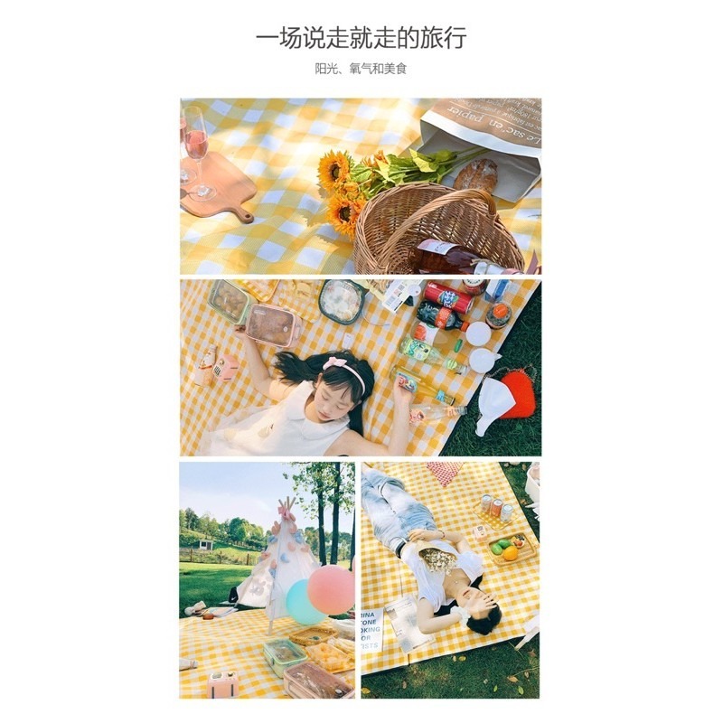 🍀台灣現貨🍀野餐墊 600D牛津布野餐墊 防潮防水墊 草皮墊 露營 睡墊 休閒墊 地墊 爬行墊 遊戲墊 野餐墊 帳篷-細節圖7