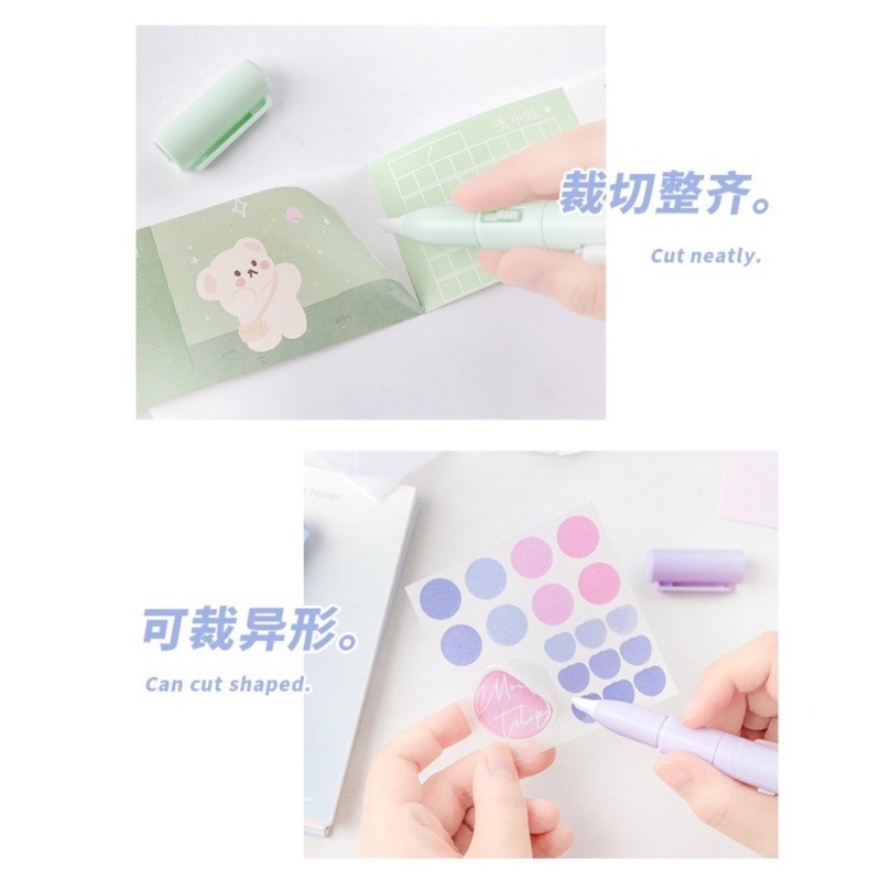 🍀台灣現貨🍀剪刀筆刀 一刀兩用 剪刀筆 筆型剪刀 筆型雕刻刀 筆刀 剪刀 裁紙刀 手帳筆刀 手帳小剪刀 割紙刀 折疊-細節圖7