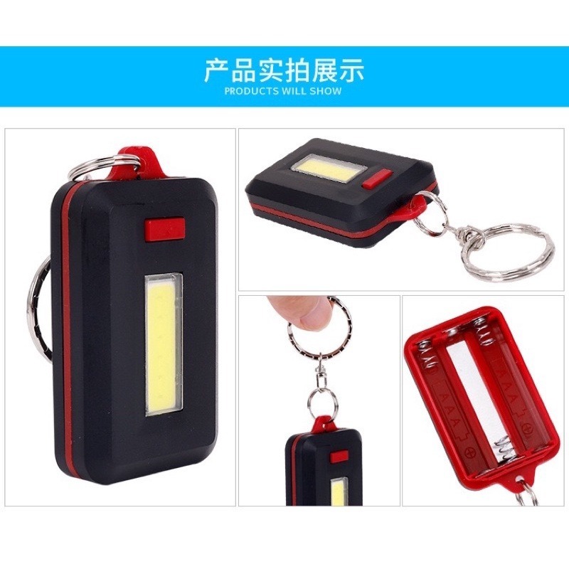 🍀台灣現貨🍀鑰匙扣燈 LED燈 扣環燈 隨身燈 應急燈 工作燈 照明燈 迷你燈 車廂燈 夜間照明燈 便攜迷你燈 方塊-細節圖7