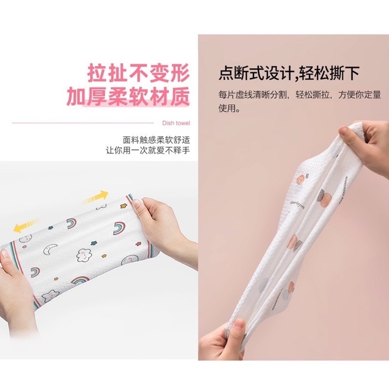 🍀台灣現貨🍀一次性免洗抹布 一次性抹布 一次性懶人抹布 乾溼兩用抹布 懶人抹布 去油洗碗布 拋棄式抹布 清潔紙巾 清-細節圖7
