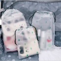 🍀台灣現貨🍀束口袋 磨砂 收納袋 防水束口袋 卡通束口袋 抽繩束口袋 抽繩收納袋 化妝品收納袋 抽繩分裝袋 旅行收纳-規格圖9