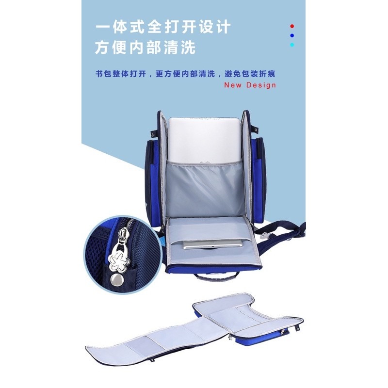 🍀台灣現貨🍀小學生書包 太空書包 學生書包 兒童書包 書包 透氣書包 減壓護脊  1-6年級書包 多功能書包 國小書-細節圖2