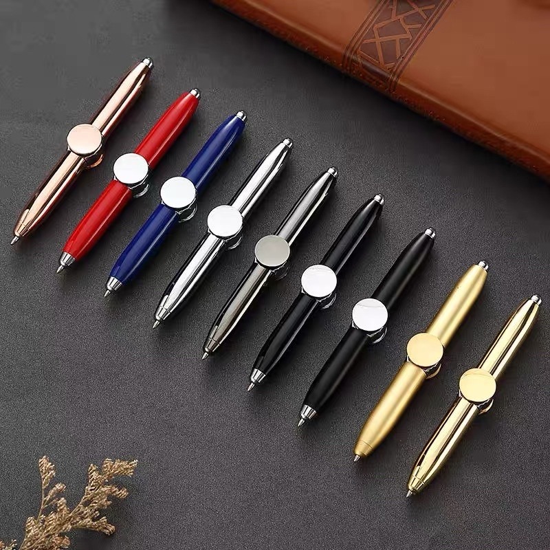 🔥台灣現貨🔥原銷量1959支🔥減壓陀螺筆 陀螺筆 減壓旋轉筆 紓壓神器 減壓神器 陀螺圓珠筆 指尖陀螺筆 發光筆-細節圖8