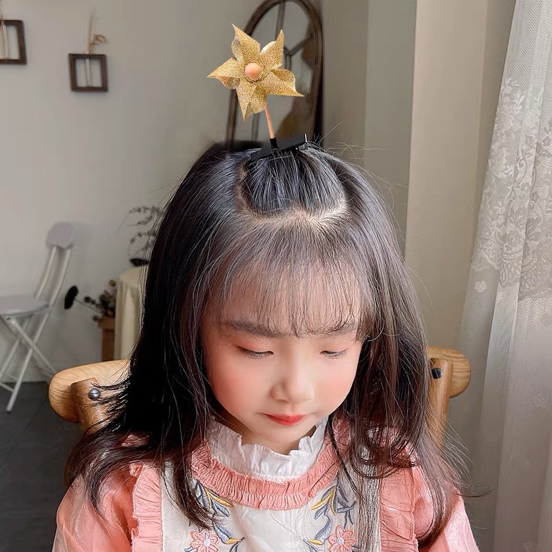 🍀台灣現貨🍀小風車髮夾 風車髮夾 風車飾品 風車髮式 風車頭飾 風車裝飾 迷你風車 小風車 髮夾 髮式 小髮夾 風車-細節圖5