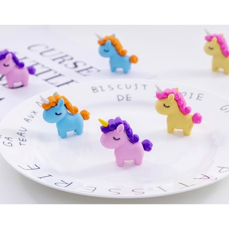 🔥買10送1🔥獨角獸橡皮擦🦄️可愛橡皮擦 造型橡皮擦 橡皮擦 學生橡皮擦 擦子 動物橡皮擦 卡通橡皮擦 文具用品-細節圖8