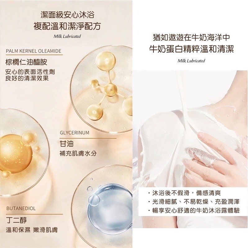 🔥買5送1🔥牛奶沐浴乳 500ML 牛奶沐浴露 沐浴乳 沐浴露 補水保濕沐浴乳 牛奶浴 清爽 保濕沐浴乳 奶香沐浴乳-細節圖6