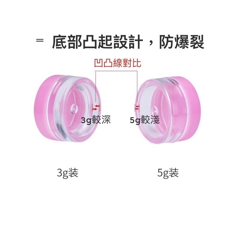 🍀台灣現貨🍀圓形分裝瓶 膏霜分裝瓶 圓底盒 面霜瓶 分裝盒 分裝瓶 膏霜盒 圓底面霜盒化妝 旅行分裝 乳霜分裝 隨身-細節圖3