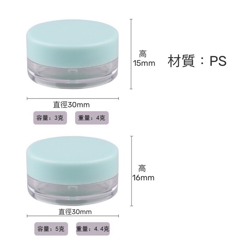 🍀台灣現貨🍀圓形分裝瓶 膏霜分裝瓶 圓底盒 面霜瓶 分裝盒 分裝瓶 膏霜盒 圓底面霜盒化妝 旅行分裝 乳霜分裝 隨身-細節圖6