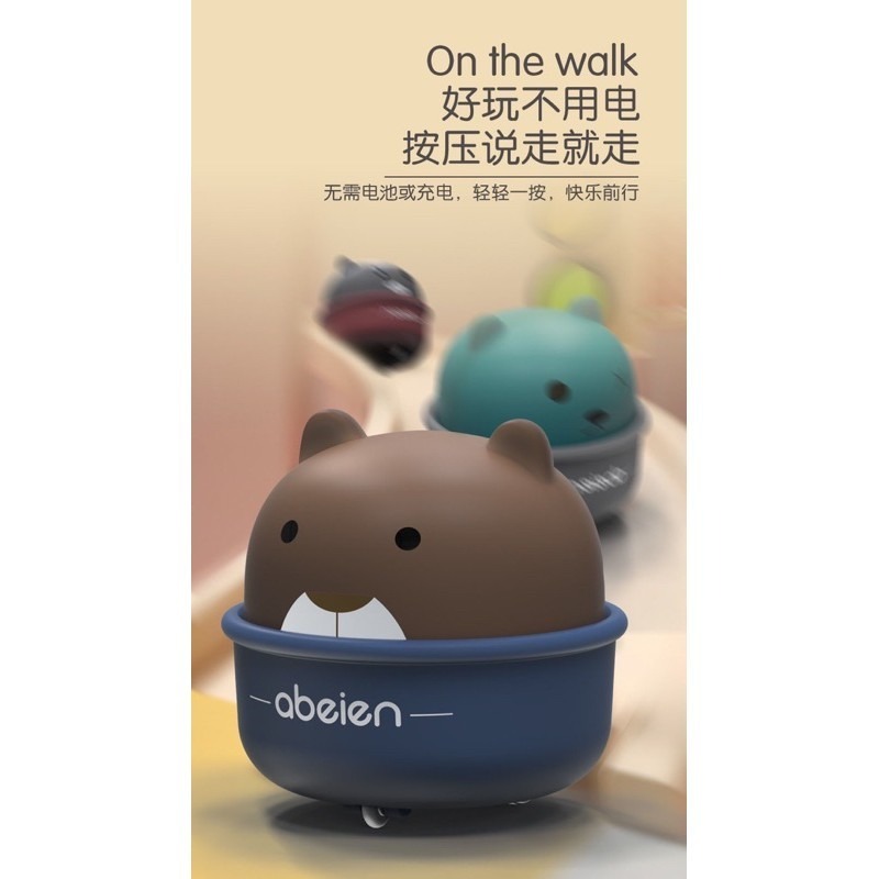 🍀台灣現貨🍀萌寵按壓車 杯寵按壓車 卡通按壓車 兒童玩具 按壓滑行玩具車 回力車 玩具按壓車 動物按壓車 按壓車-細節圖4