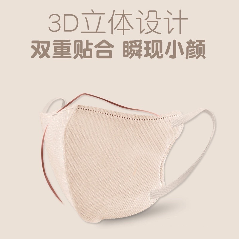 🍀台灣現貨🍀日系輕量3D立體口罩 立體口罩 小臉口罩 防護口罩 透氣防拖妝口罩 成人口罩 防飛沫 3D口罩 口罩 透-細節圖4