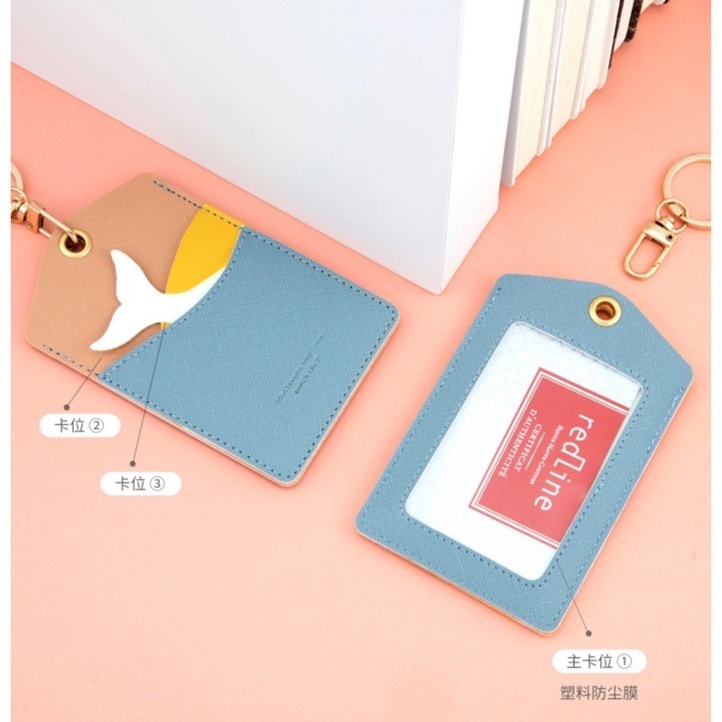 🍀台灣現貨🍀證件卡片套 動物證件卡套 多層卡套 證件套 卡片夾 證件夾 悠遊卡套 車票卡套 出入證件夾 鑰匙扣卡套-細節圖5