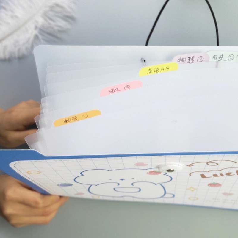 🍀台灣現貨🍀風琴文件夾 A4 風琴夾 考卷收納夾 分類資料夾 文件收納夾 資料夾 分類夾 文件夾 檔案夾 多層資料夾-細節圖7