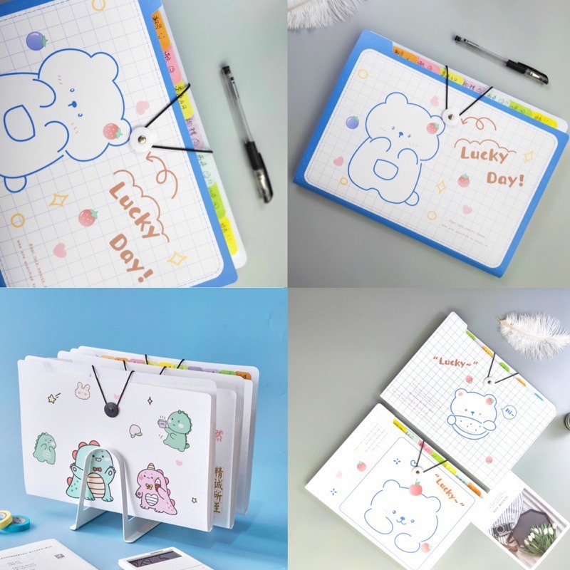 🍀台灣現貨🍀風琴文件夾 A4 風琴夾 考卷收納夾 分類資料夾 文件收納夾 資料夾 分類夾 文件夾 檔案夾 多層資料夾-細節圖8