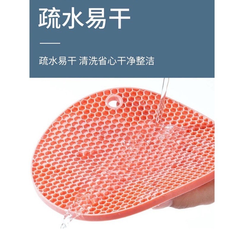 🔥買5送1🔥橡膠蜂巢隔熱墊 橡膠隔熱墊 隔熱墊 防燙墊 鍋墊 耐熱墊 矽膠隔熱墊 止滑墊 餐墊 熱鍋墊 廚房 防燙-細節圖7